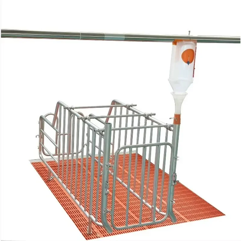 Hot galvanized steel pig crate farrowing stall cages for pig