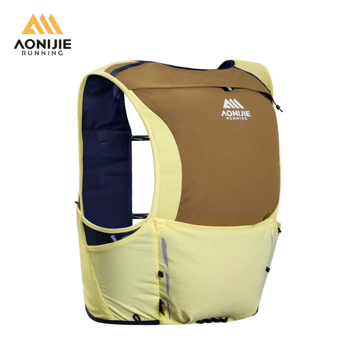 AONIJIE MB 8L Lightweight Trail Running Backpack Multi-Compartment Storage with Stick Holder for Hiking Climbing Cycling