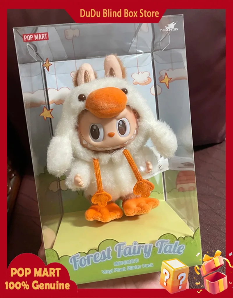 

Authentic The Monsters Labubu Forest Fairy Tale Series Kawaii Glue Doll Pendant Cute Vinyl Face Plush Toy Decoration Kids Gift