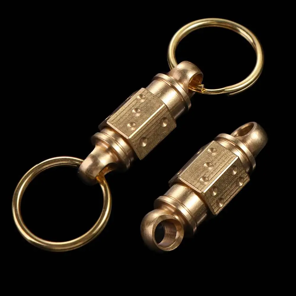 

Detachable Titanium Alloy Keychain Quick Release 360 Degree Swivel Quick Release Keychain Durable Multipurpose Car Keychain