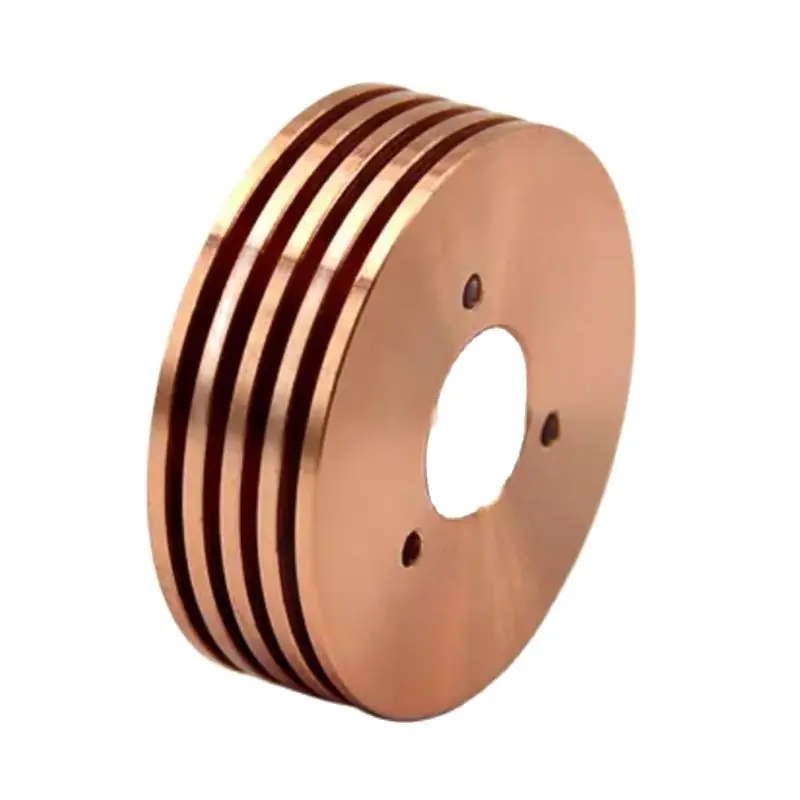 Custom Red Copper Component High Precision Turning Machining Services