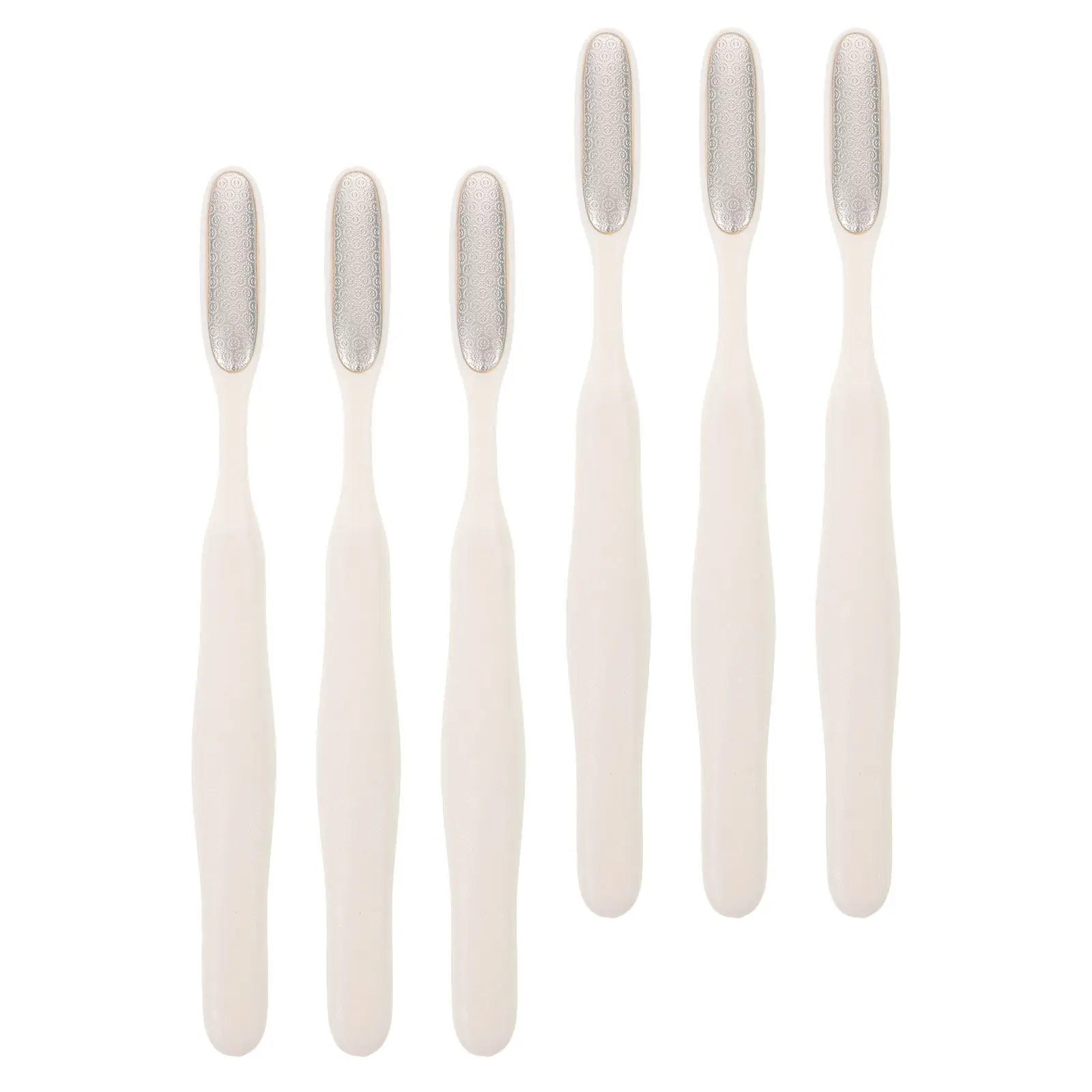 Stainless Steel Foot File Pedicure Kit 6 Piece Callus Remover Dead Skin Exfoliating Tools for Smooth Feet