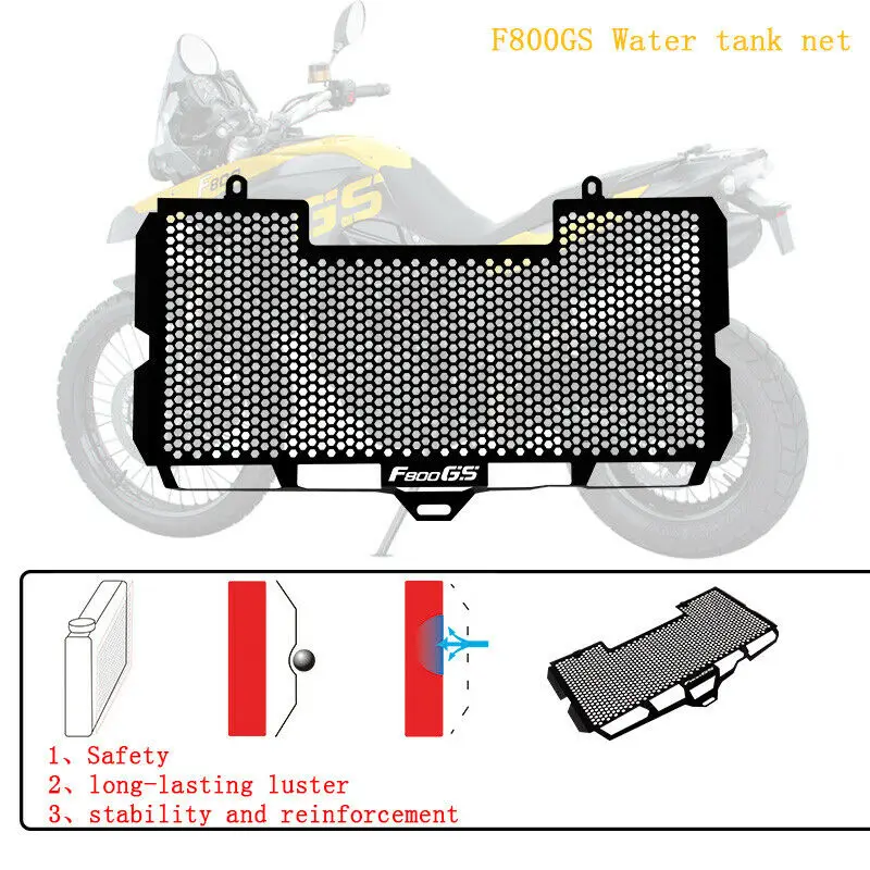 Radiator Grille Guard Cover Shield Protective For BMW F800GS 2008-2019 F800 GS