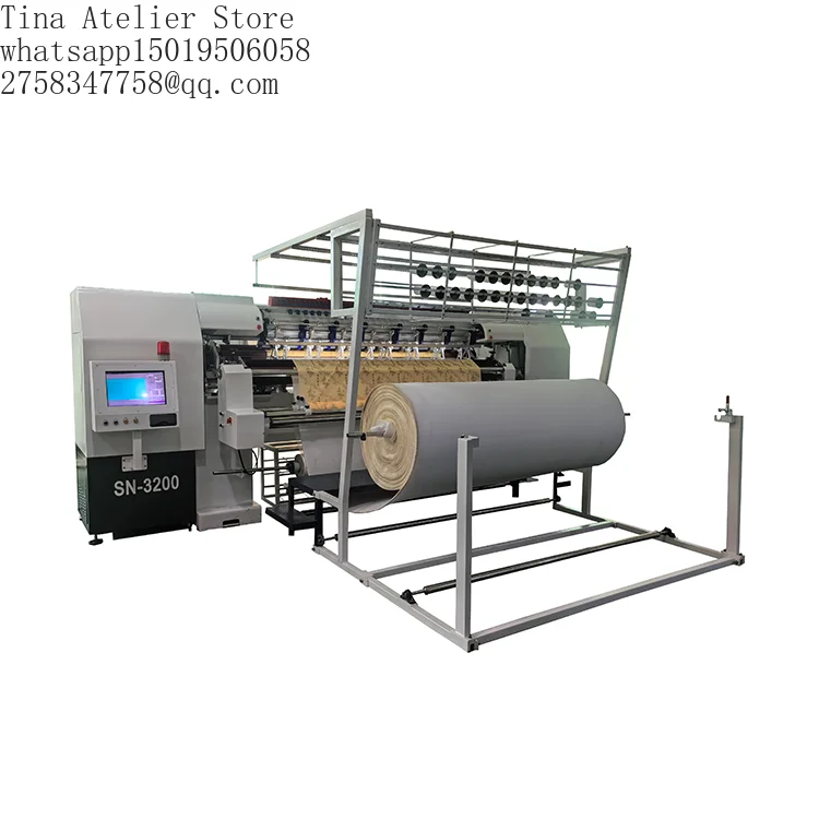 Heavy Du=ty Multi Nee=dle Chain Stitch Quilting Machine New Home Use Sewing Foam Mattress Quilter with Motor Core Component