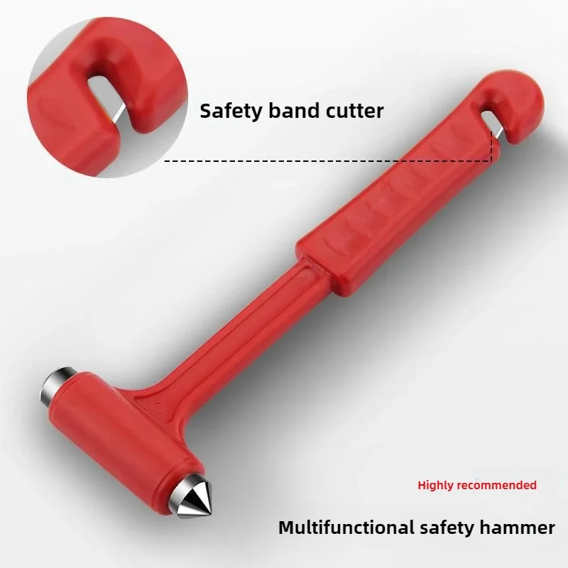 Martillo para romper ventanas de automóviles, autobuses, camiones, Escape de emergencia, martillo de seguridad, rompecristales, herramientas de corte para cinturón de seguridad