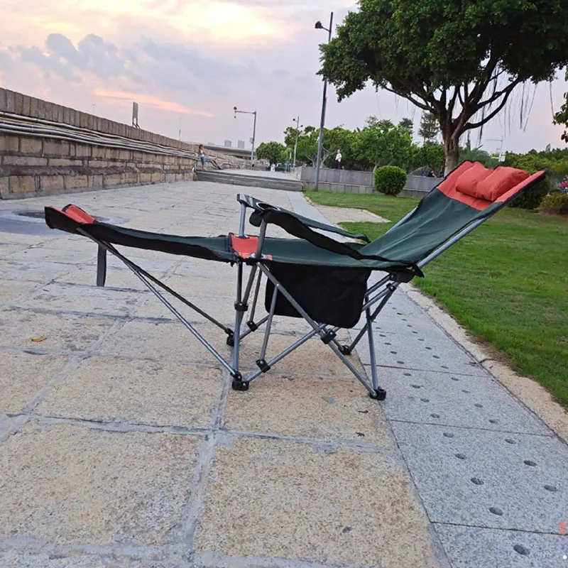 Lightweight Folding Beach Chair Sitting and Lying Leisure Chair Outdoor Garden Terraces Furniture Folding Sunbathing Lounger