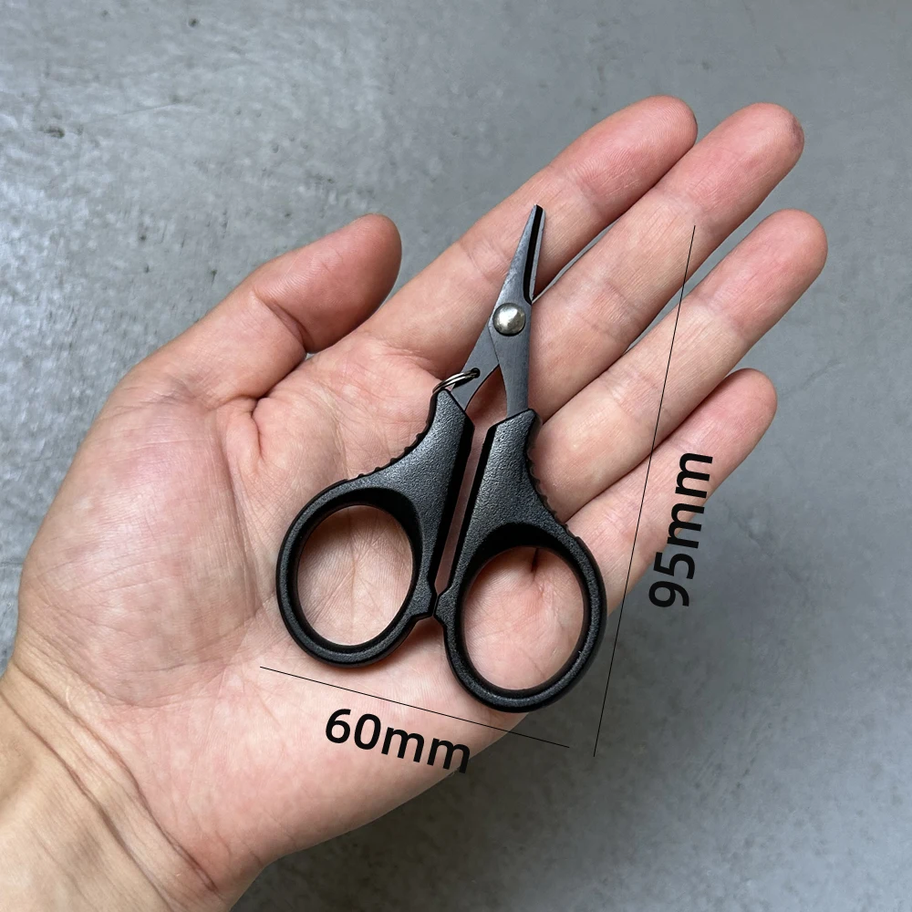 DNDYUJU Titanium Coating 430Stainless Steel Fishing Scissor Plier Cut PE Braid Line Cutter Plies Carp Fishing Tools Accessories