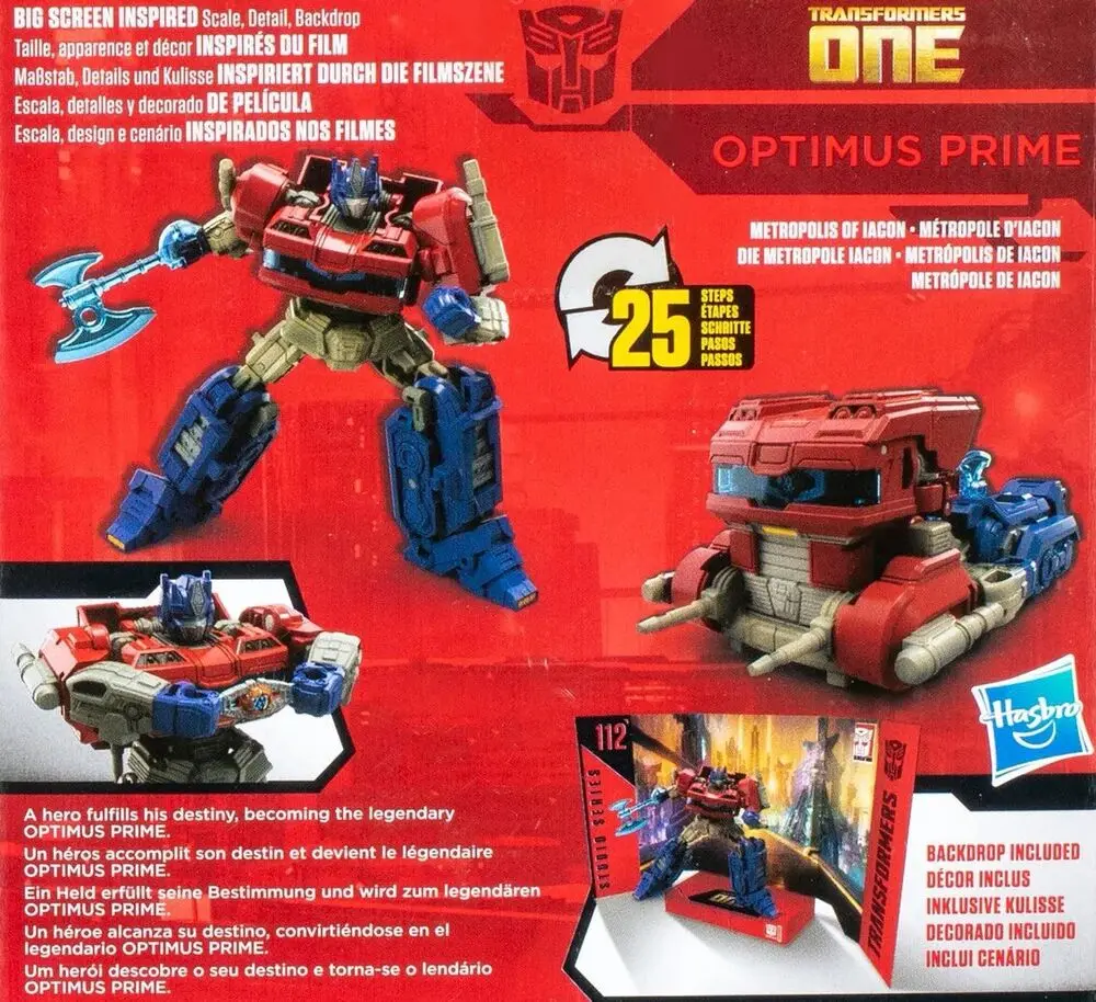 Auf Lager Transformers Studio Series SS121 Optimus Prime Transformers One Deluxe Actionfigur Modell Spielzeug Hobby Geschenk