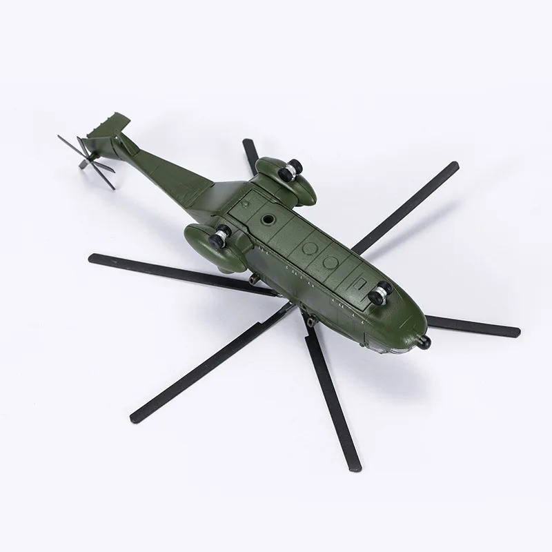 Diecast 1/144 Scale Z-8 Helicopter Fighter Alloy Aircraft Model Airplane With Base Propellers Military Ornaments Gift Collection