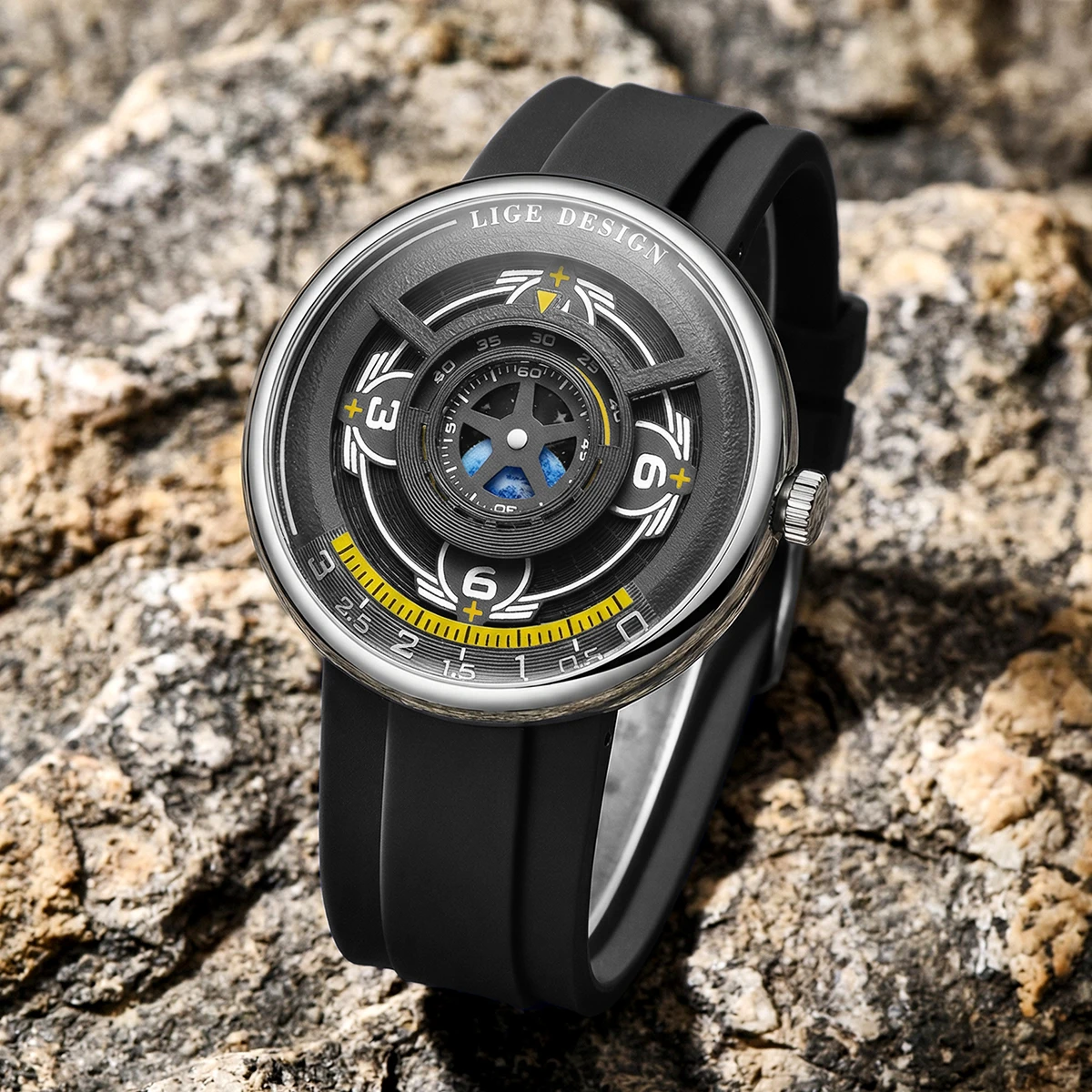 LIGE 2026 featured quartz fashion business military watches casual male watch luminous waterproof mens wristwatch reloj hommes