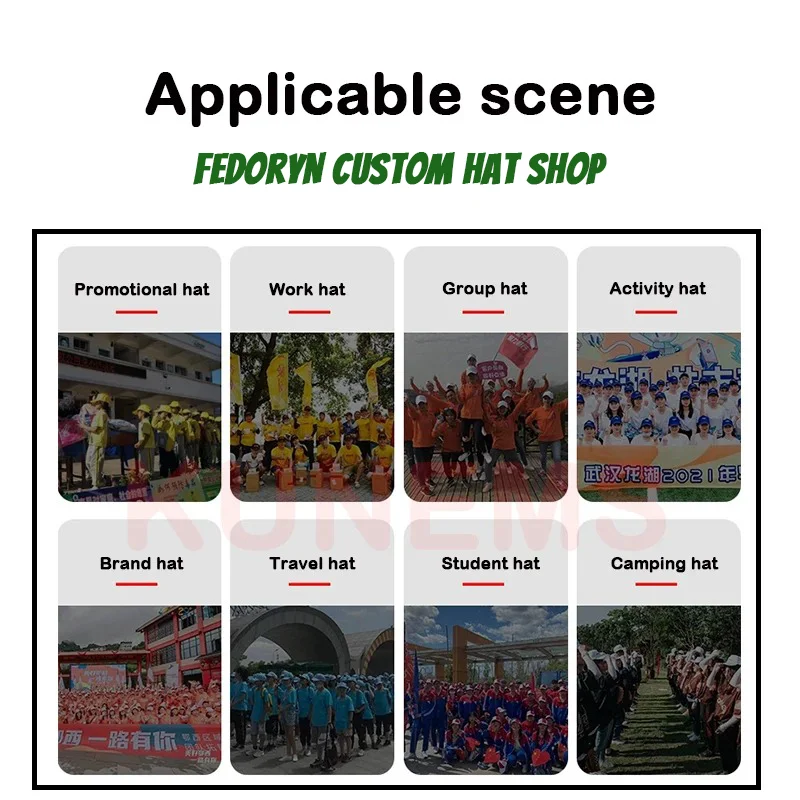 Fedoryn Custom Embroidery Flying Cap Cotton 5-panel Camping Hat Flat Brim Baseball Cap Design Print Skateboard Cap Wholesale