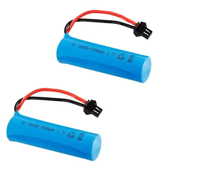 3.7V 1500mAh 18650 แบตเตอรี่ชาร์จสําหรับของเล่น RC เฮลิคอปเตอร์เครื่องบินรถ Baot ถังปืนรถบรรทุกรถไฟรถจักรยานยนต์ 3.7v แบตเตอรี่