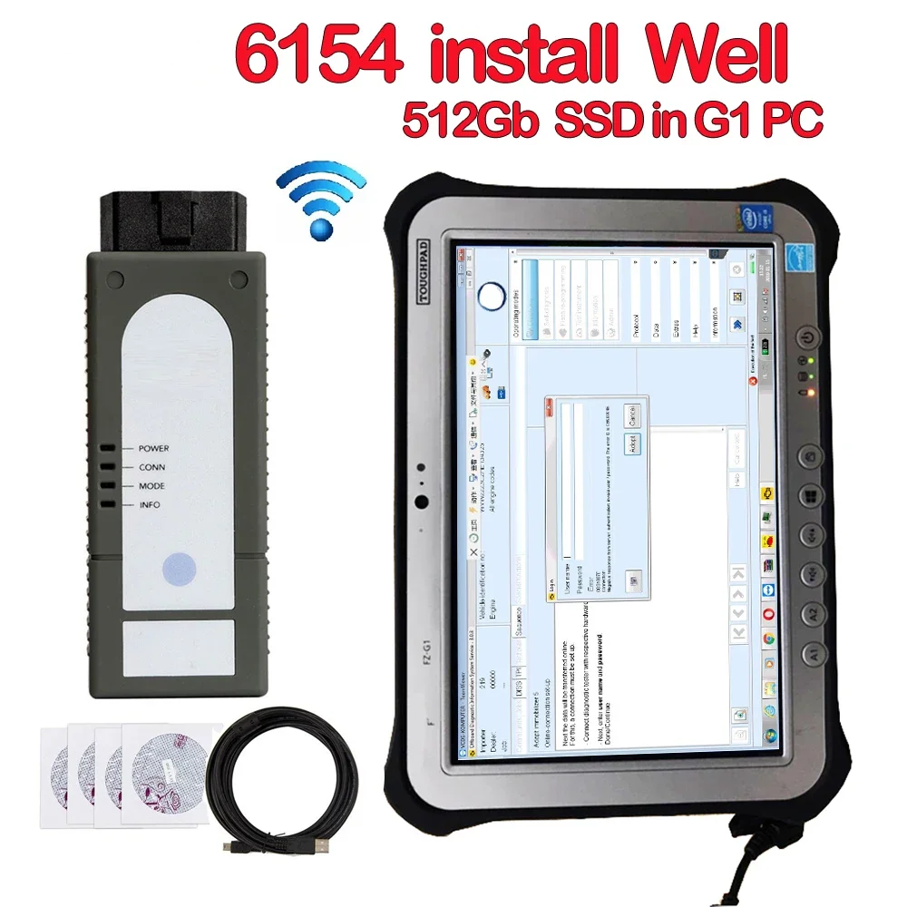 V-S 6154 install well Unlimited Licences 6154 V6.2  free Engineer V12.1 software installed forV-W/A-udi/S-koda VA-6154 HW v1.66