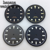 33.5mm No Date Wwindow Dial Black Grey Gold Rose Gold Luminous Fit NH34 NH35 NH36 ETA2824 2836 PT5000 DG Miyota Series Movement