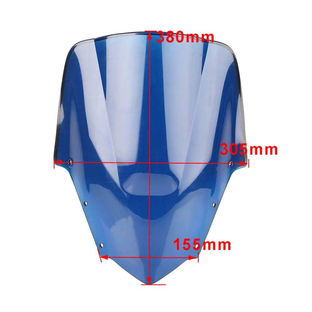 Motorcycle Accessories Windshield For Yamaha FZ1S FZ1 FZ-1 1000 S 2006-2011 Double Bubble WindScreen Fairing Deflector