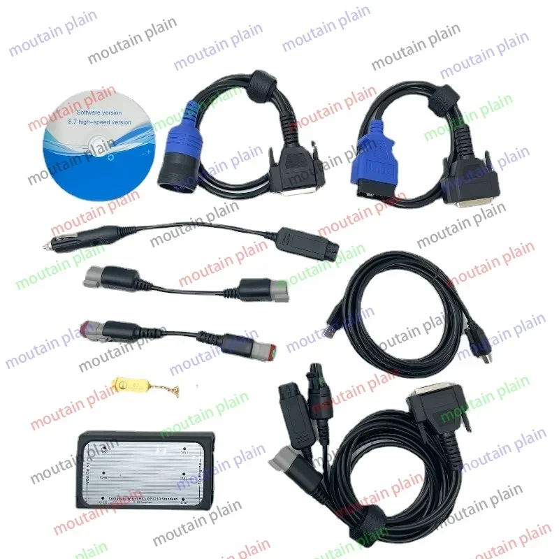 Scanning Diagnostic Tester Tool ProgrammableThe latest Version Data Link Adapter Inline  + Software 8.7 for Cummins EFI Engine