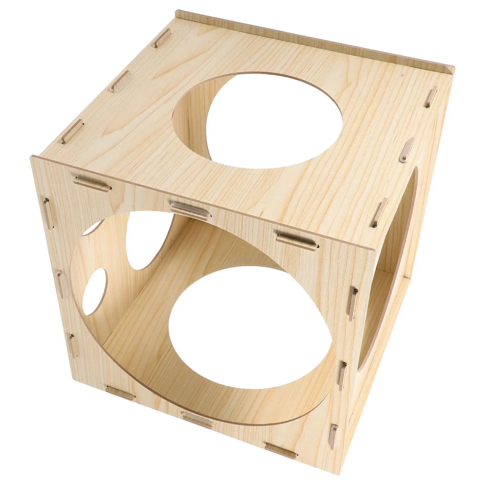 

Balloon Sizer Box 9 Holes Wood Measuring Tool For Party Wedding Decoration Balloon Sizes Measuring Boxes