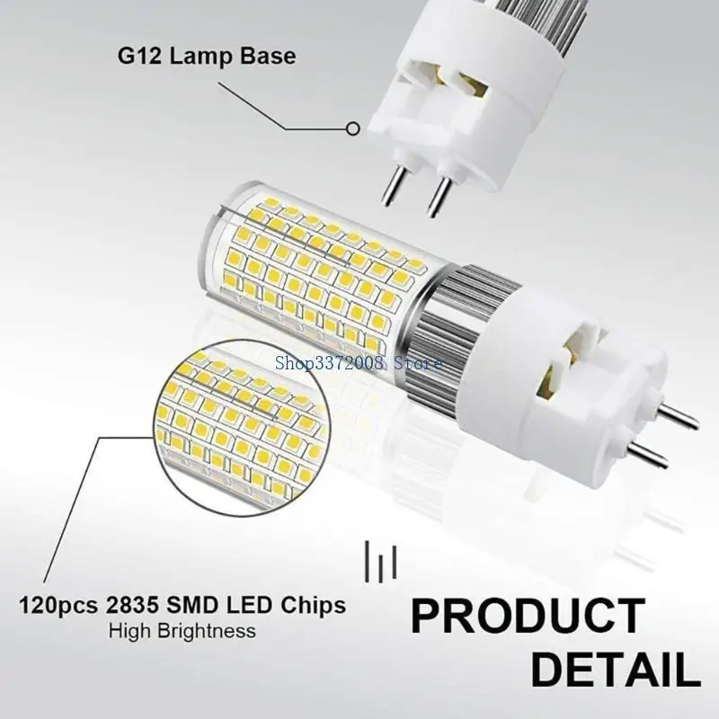 16W LED Light Bulb 16W G12 Base LED Corn Light Bulb 100-277V LED Decorative Lamp Metal Halide Lamp for Street Warehouse