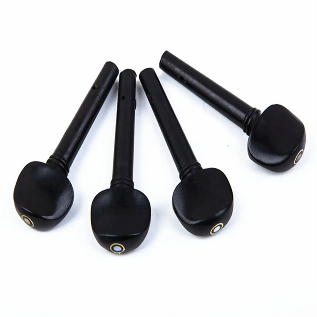 T34C Violin Ebony Pegs with Fisheyes Violin Tuners Violin Accessories 3/4 - view 3