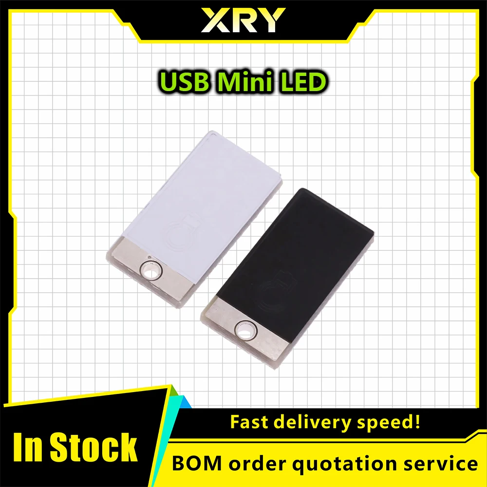 XRY 10pcs Camping Night Hiking Tent Lamp Light Outdoor Portable Energy Saving Flashlight Mini Ultra-thin Mobile USB LED Keychain