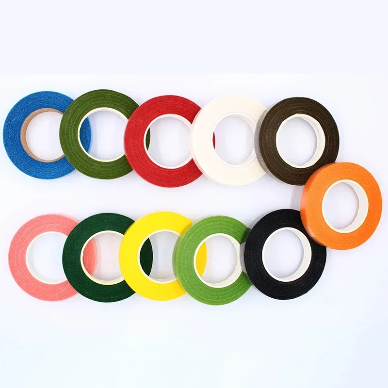 30 ярдов 12 мм лента для стебля цветов корсаж с отверстием для пуговиц искусственный цветок в шахматном порядке цветочный магазин зеленая лента нейлоновые цветочные принадлежности