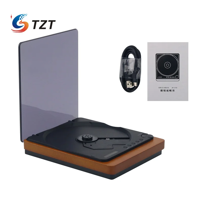 

TZT White TINYL SPLIT 3-IN-1 HiFi Magnetic Retro Split CD Player 5W Bluetooth Speaker Type-C Charging