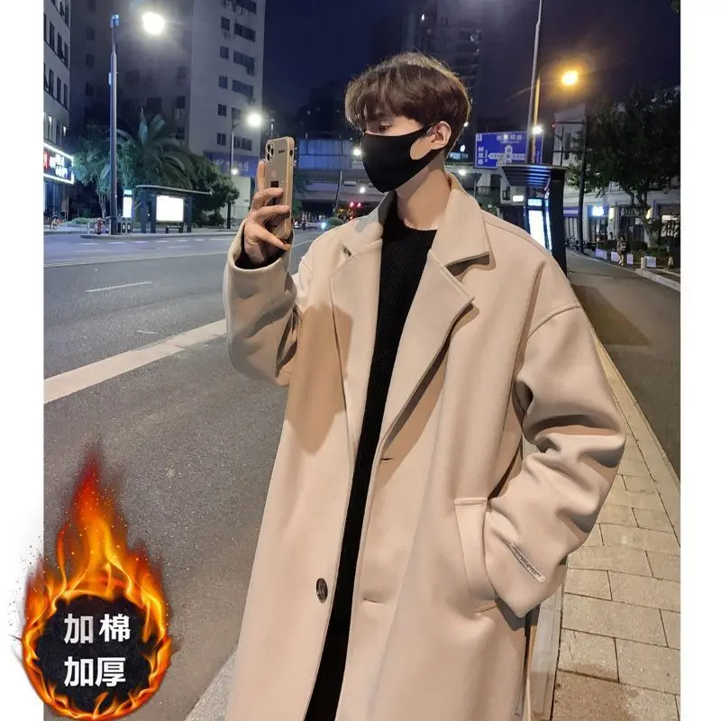 

Wool Blend Coat Men'S Clothing Mans Indigo Full Zip Crocket Milky Textured Brushed Pure Round Neck Corduroy Dyed Holiday Fashion