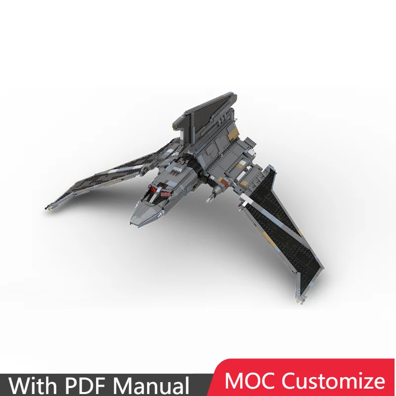 

2191 шт. MOC настроить крутой сверхзвуковой шаттл модульные строительные блоки модель обучающая сборная игрушка для мальчиков Рождественский подарок