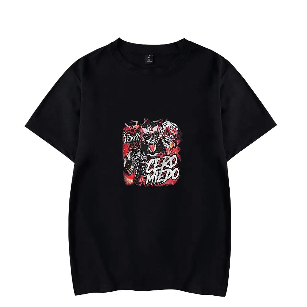 Penta El Zero Miedo Merch  Tee T-shirt Merch Men Short Sleeve Tee Unisex Tops Clothes Causal Female Y2K Tops