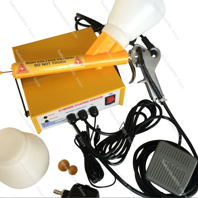 220V/110V Electrostatic Powder Coating Gun Portable Adjustable Powder Coating Gun System Machinery Painting Machine