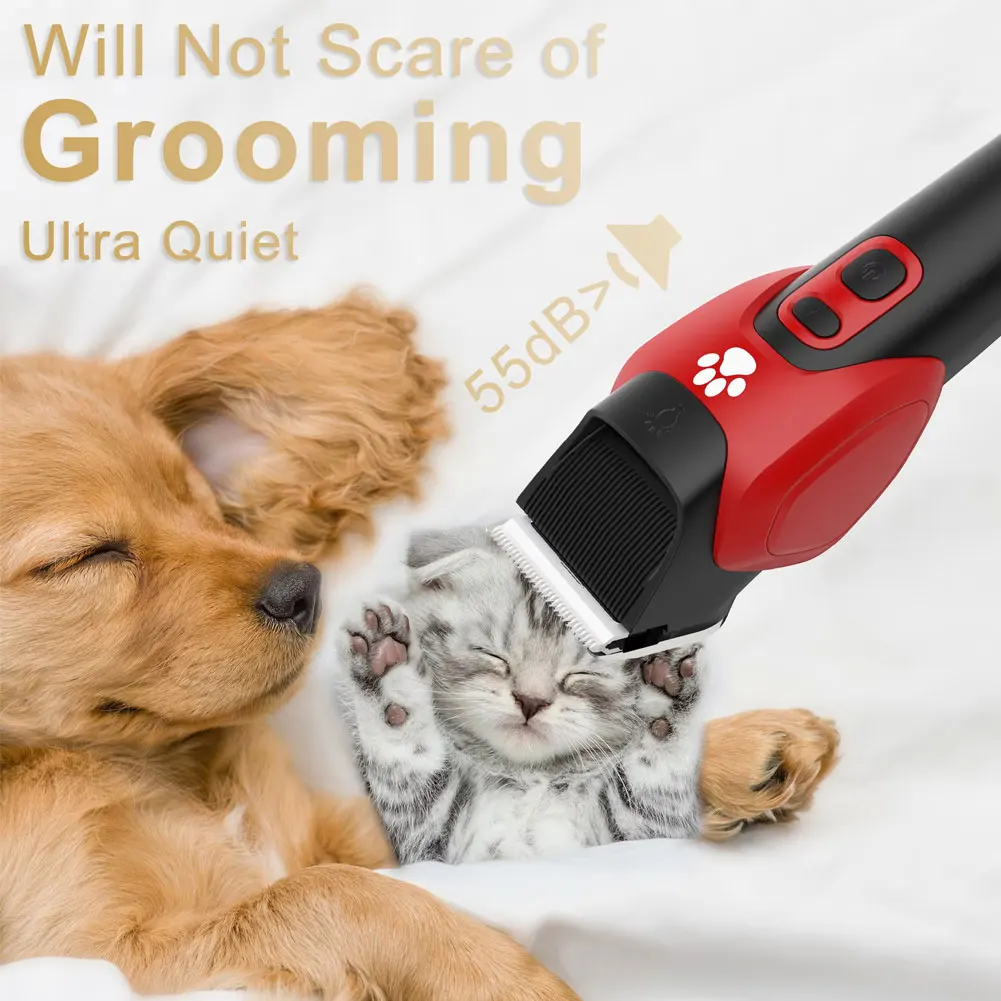 Solimpia Pet Grooming Trimmer Adjustable Speed Large Dogs Cats Hair Remover Tool for Pet Shops Professional Pet Care Equipment - view 2