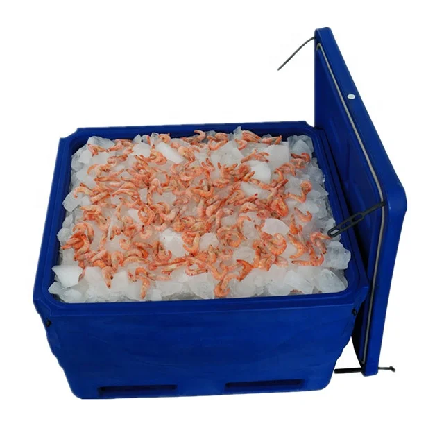 

Rotomolded 1000L large plastic fish cooler box for seafood and fish transport