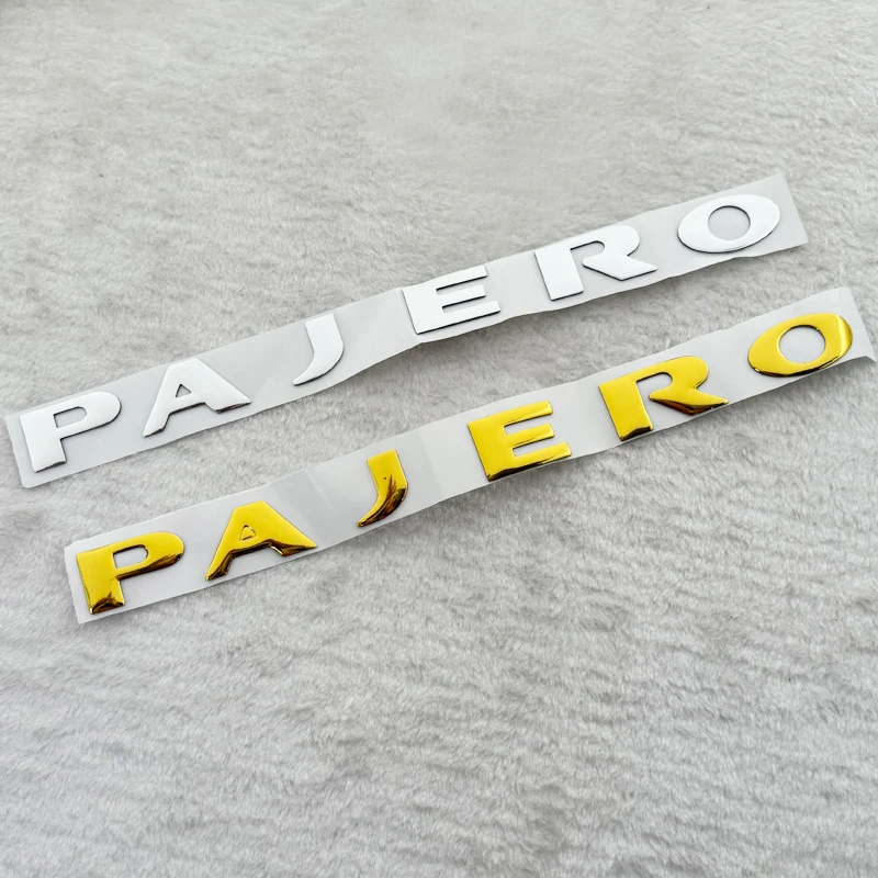 1 pieza de pegatina 3D para Pajero Gls V90, emblema para Montero V80 3,8 V6, insignia para Shogun V70, letras para neumáticos V60 Glx or