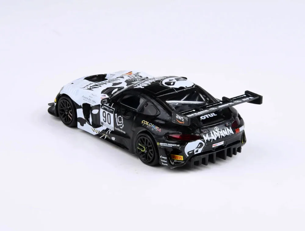 NEW Para6464 1/64 AMG GT3 2022 24hrs Spa#90 Racing Cars Diecast Alloy Toys Simulation Model For Collection gift