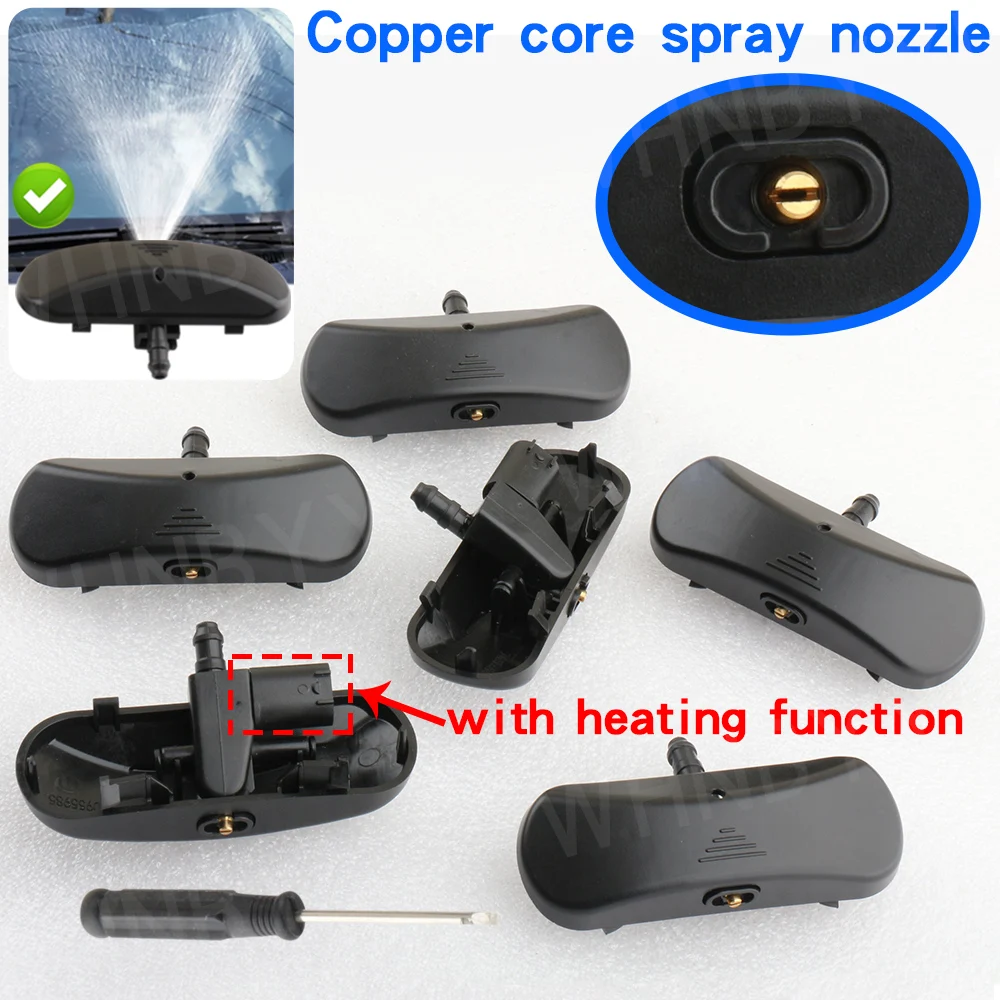 

2Pcs 2KD955985 Windshield Washer Water Spray Wiper Nozzle For VW Bora Passat B6 B7 Jetta Golf 5 MK5 6 Touran Tiguan Sagitar Yeti