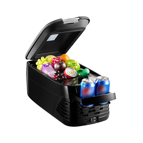 

Hot Selling Car Accessories Car Mini Fridge 220V 12V Freezer 8L Portable Refrigerator for Camping Truck Rv Boat