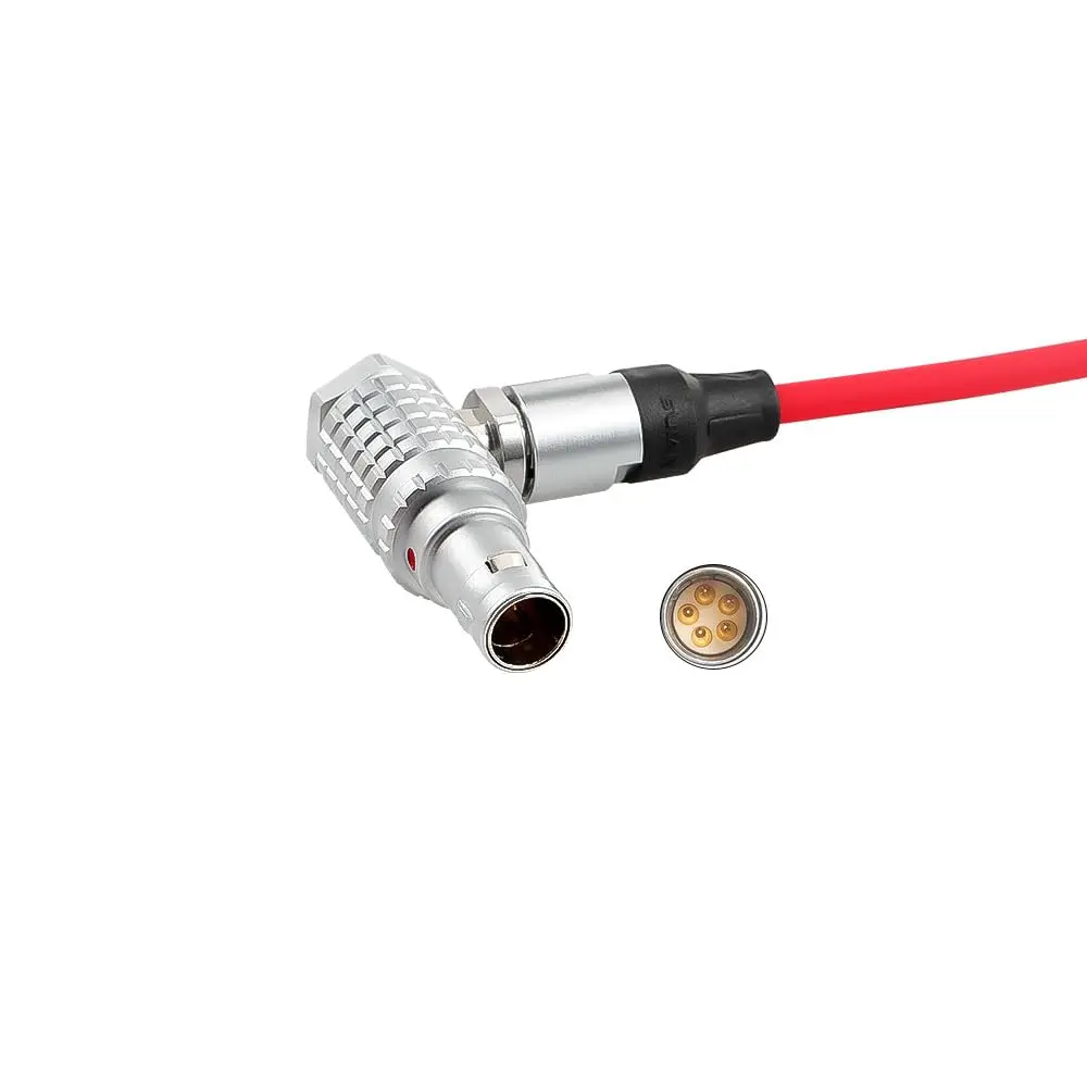 Ultra Soft Timecode Cable for ARRI Alexa, Sound Devices, Tentacle Sync 3.5mm TRS to 5 Pin Cable 50cm 19.7inches