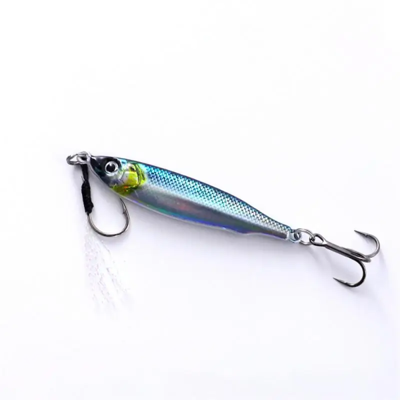 Print Metal Jig Fishing Shore Jigging Sea Fishing Slow Jig lifelike Micro Jigg Ultra Slim Spoon Laser Artificial Bait