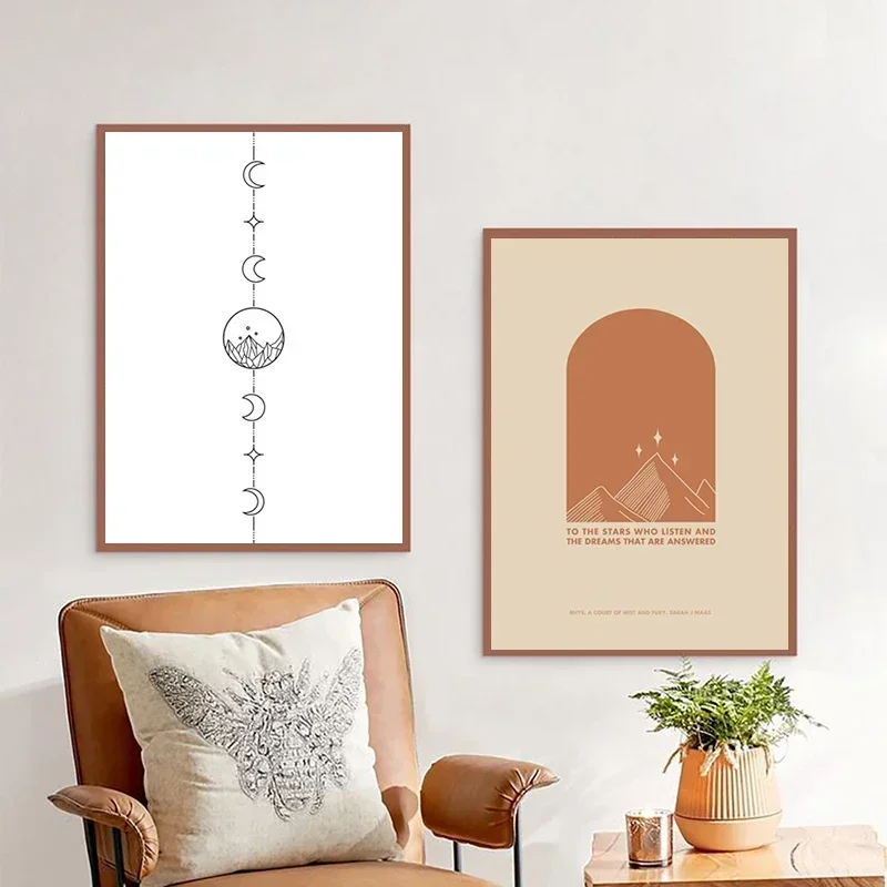 Feyre Archeron طباعة المحكمة الليلية سيدة عالية سارة J Maas ديكور المنزل جدار الفنون غرفة نوم غرفة المعيشة قماش اللوحة #1