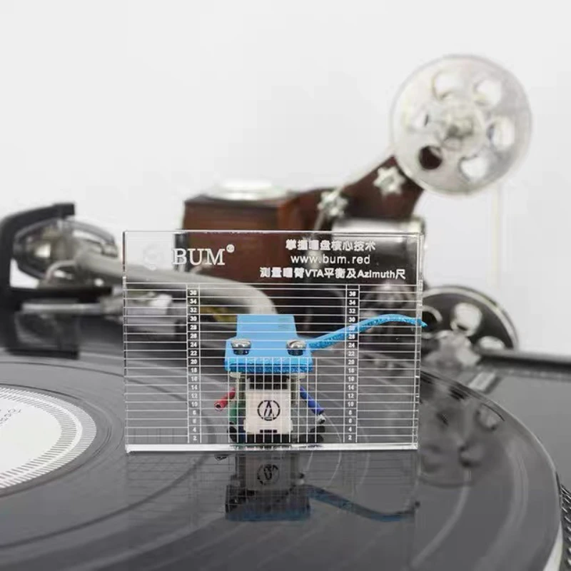 

LP Vinyl Record Player VTA Balance Adjustment Ruler Adjustment Tool Headband Arm Horizontal Adjustment Ruler Accessories