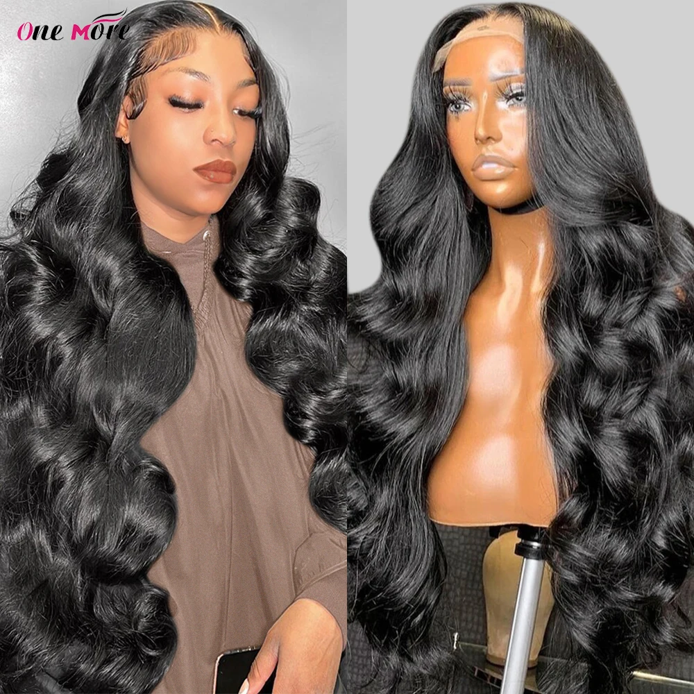 Peruka bez kleju Gotowa do noszenia 30 40 cali Body Wave Lace Front Wig 13x4 Lace Frontal Wig 250 Gęstość 4x4 Zamknięcie Peruka