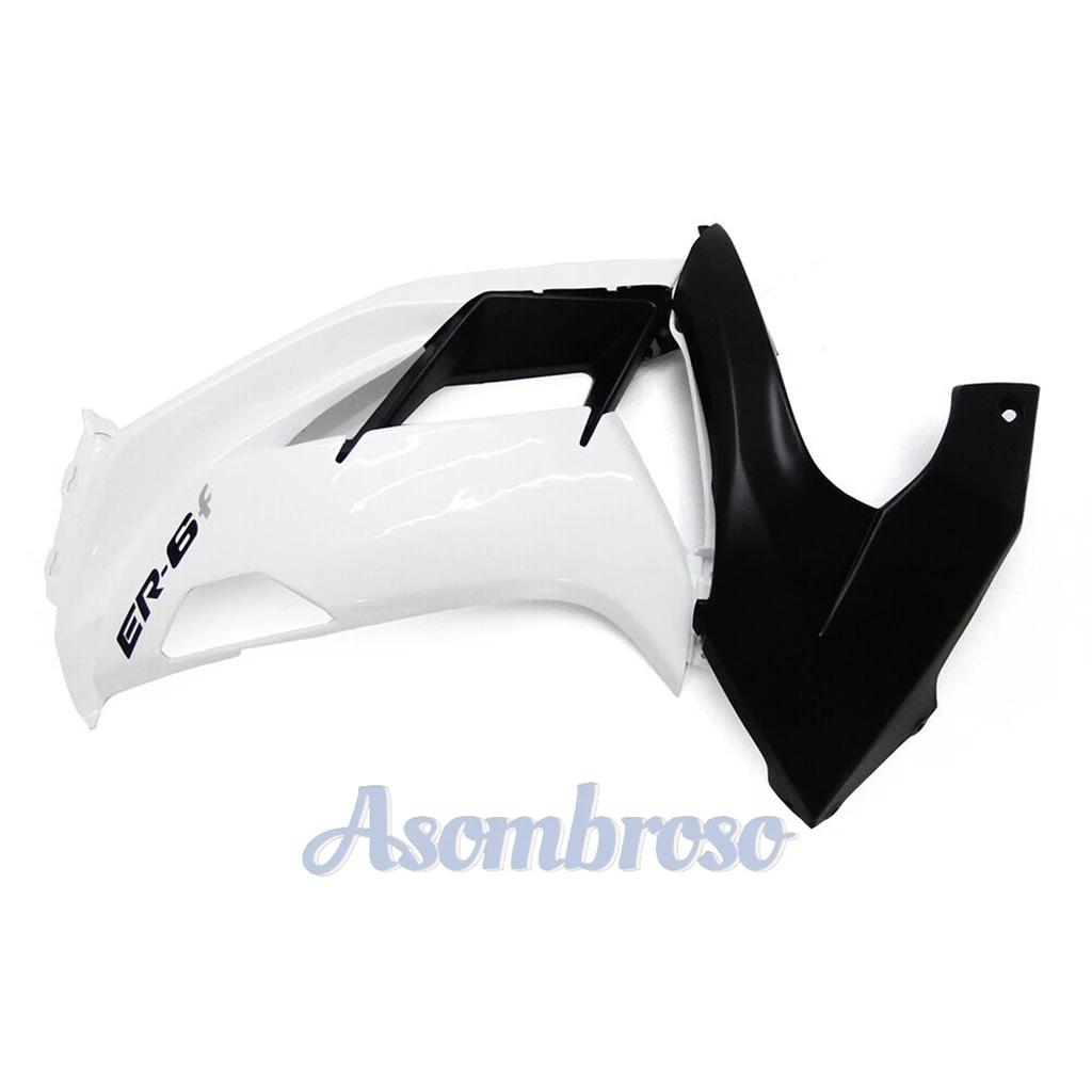 صالح لل Ninja650R ER-6F 2012 2013 2014 2015 2016 EX650 دراجة نارية الملحقات هدية مجموعة أبيض أسود كيت ZXMT #5