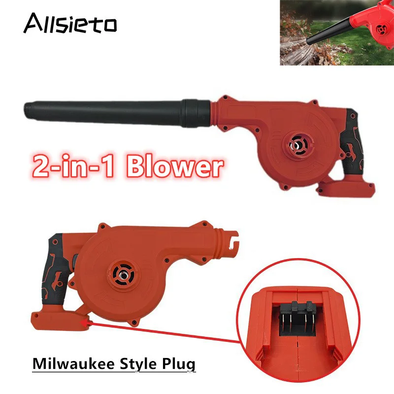 

Cordless Garden Blower Vacuum Clean Air Blower for Dust Blowing Dust Computer Collector Power Tool For Milwaukee 18V Battery