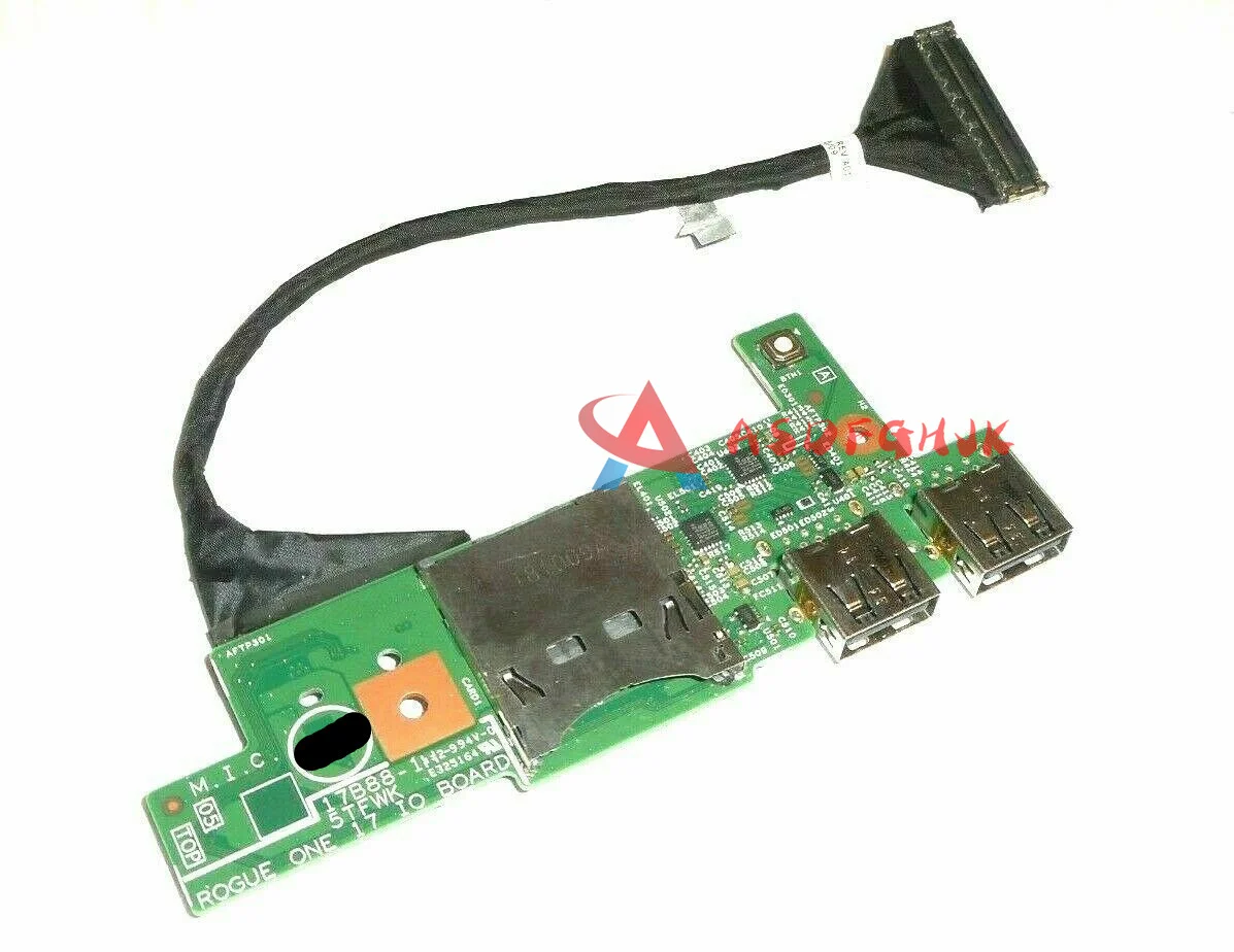 original for Dell Inspiron 17 7786 USB/SD card circuit board with cable d274c cn-0d274c 0d274c Tested Fast Ship