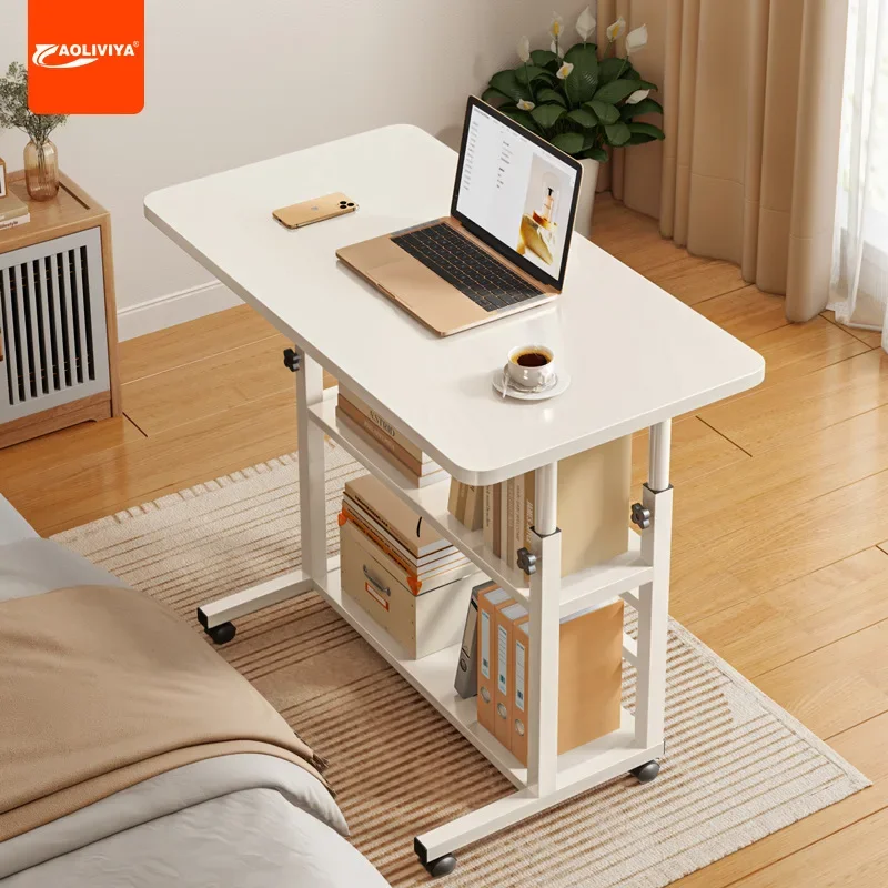 

Aoliviya Movable Bedside Table Lifting Table Computer Desk Home Bedroom Desk Dormitory Lazy Simple Student Writing Desk