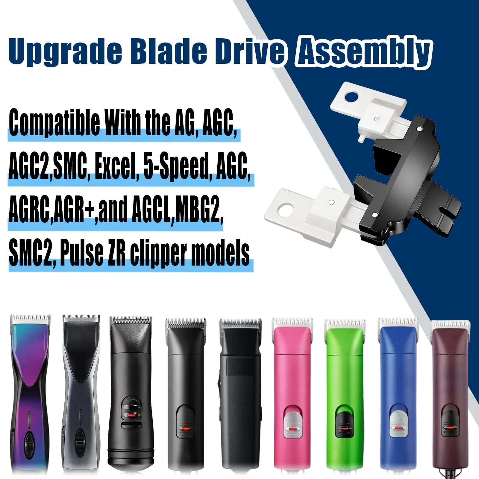 Pet Clipper Upgrade Blade Drive Assembly Lever Compatible with Andis AG AGC Series Dog Grooming Trimmer Replacement Accessories