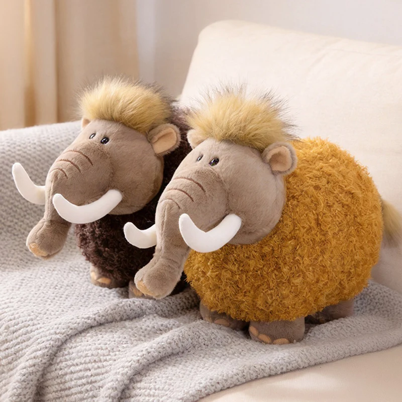 

35cm New Arrival Cartoon Ice Age Mammoth Plush Toy Soft Cute Elephant Stuffed Animal Hugging Pillow Sofa Cushion Birhday Gift