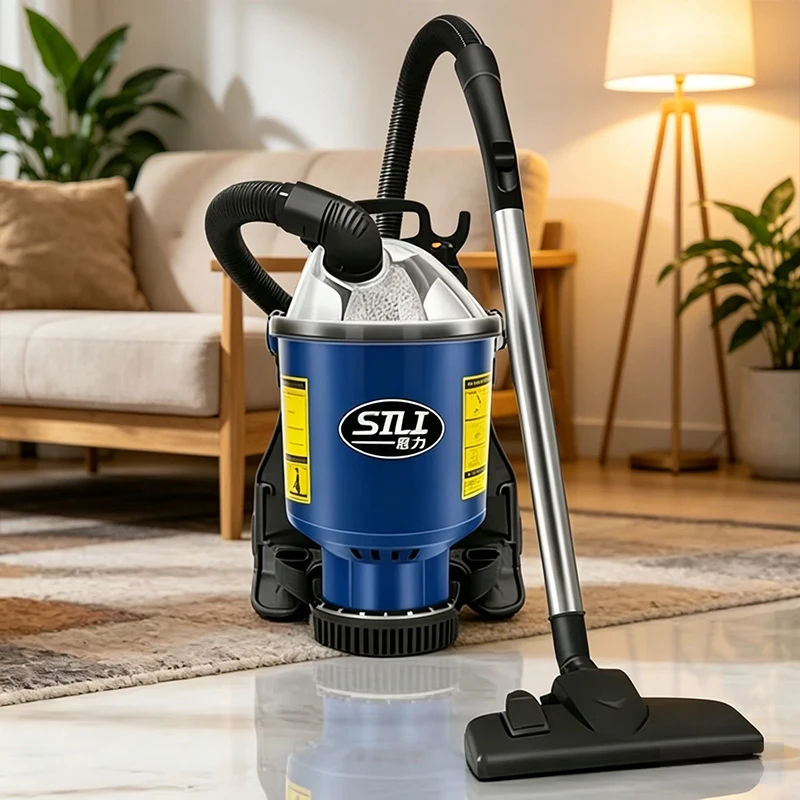 220V Backpack Vacuum Cleaner Portable Industrial Backpack Vacuum Machine Dust Cleaner for Hotel Cinema Office Home Cleaning