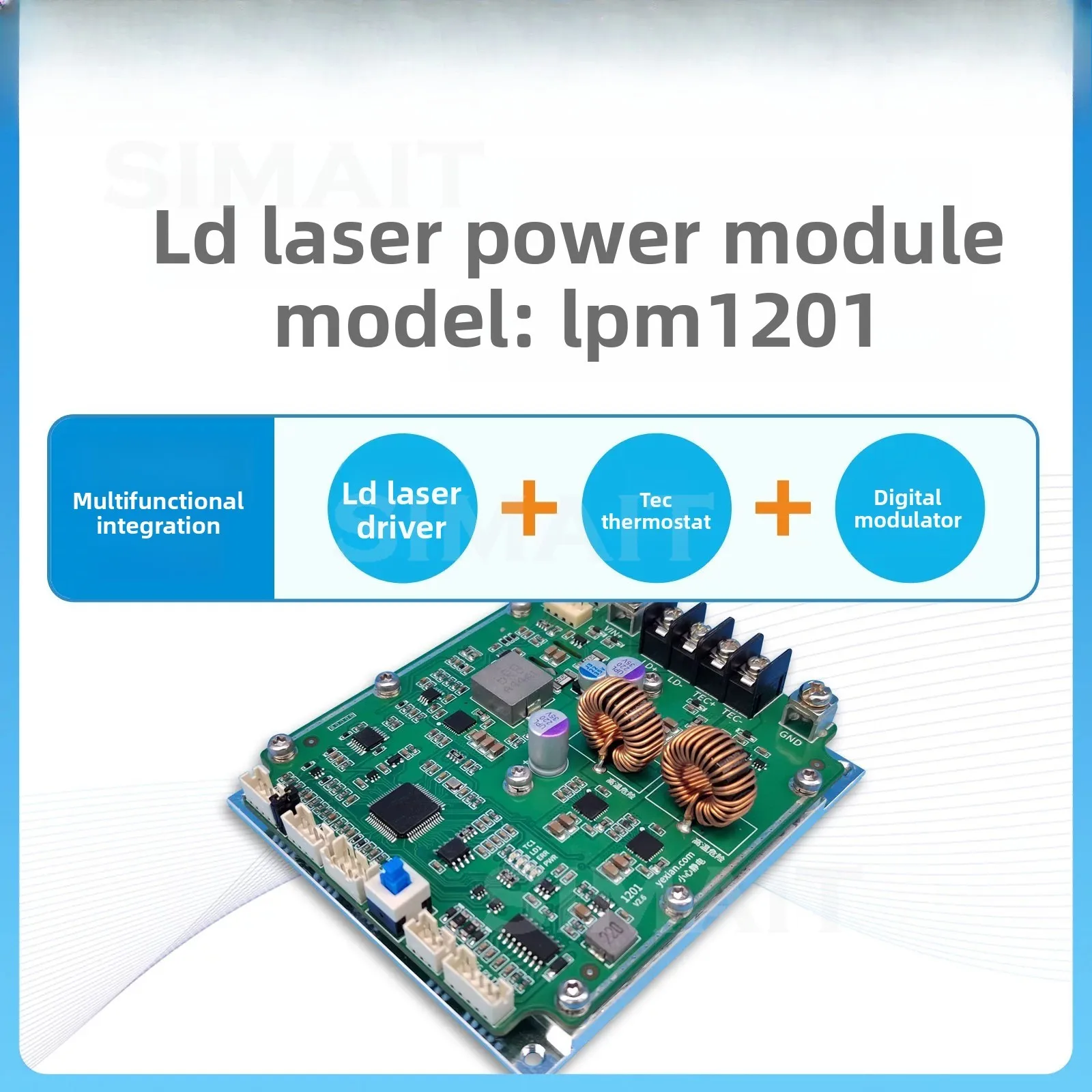 

LPM1201 12A 20V LD Laser Driver Module | Constant Current Power Supply for Laser Diode