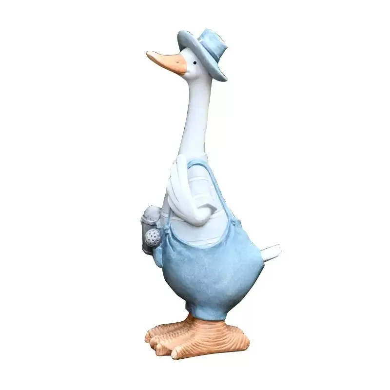 

Creative duck pastoral resin ornaments, courtyard outdoor decorations, terrace handmade creative animal sculptures